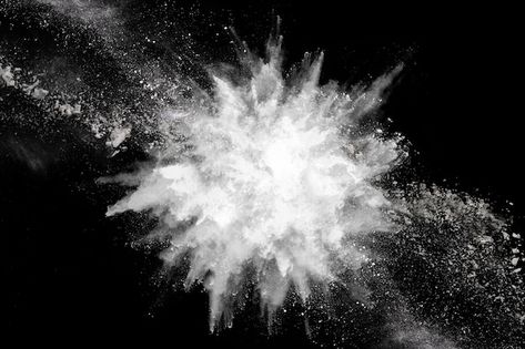 Powder Explosion, White Powder, Background Black, Premium Photo, Black Background, Black Backgrounds, Close Up, Black White, Stock Photos