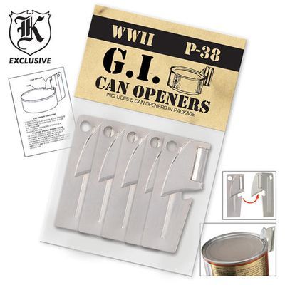 P38 GI Type Can Opener (5 PACK) Apocalypse Gear, Survival Supplies, Can Openers, Survival Equipment, Zombie Survival, Bug Out Bag, Survival Food, Camping Survival, In Case Of Emergency