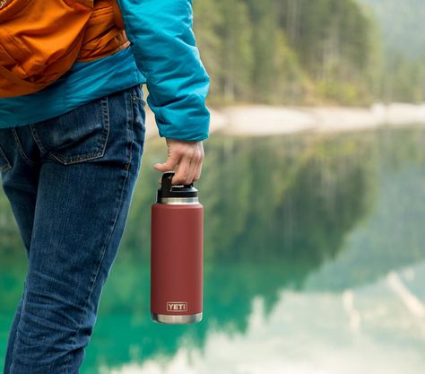 Waste Pollution, Yeti Cups, Yeti Cup, Yeti Rambler, Insulated Bottle, A Plane, Carry On Luggage, Insulated Water Bottle, Brick Red