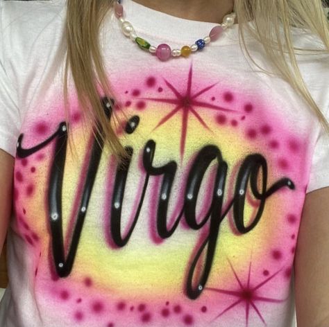 Spray Paint Shirt, Airbrush Clothes, 90s Theme Party Outfit, 2000s Photoshoot, Airbrush Shirts, Happy Birthday Shirt, Bowling Birthday Party, Bowling Birthday, Airbrush T Shirts