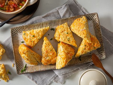 Cornmeal Scones, Cheddar Corn, Cheddar Scones, Fresh Oregano, Pastry Blender, Smart Cooking, Sweet Savory, Scones, Cheddar Cheese