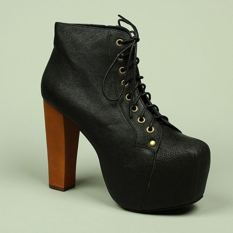 The Giant Peach - Jeffrey Campbell - Lita Platform, Black Leather, $155.00 (http://www.thegiantpeach.com/jeffrey-campbell-lita-platform-black-leather/) Jeffrey Campbell Lita, Jeffrey Campbell Boots, Shoes Too Big, Platform High Heels, Jeffrey Campbell Shoes, Lace Up Ankle Boots, Black High Heels, Black Leather Boots, Jeffrey Campbell