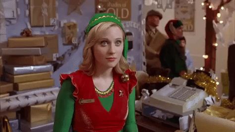 And I didn't think this movie could get any better. Zooey Deschanel Elf, Jovie Elf, Retail Humor, Elf 2003, Christmas Movie Characters, Christmas Quiz, Christmas History, Elf Movie, Make A Character