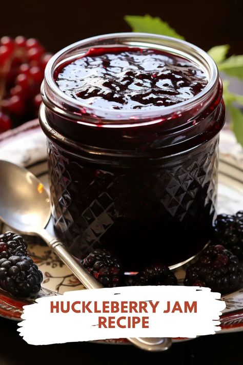 Huckleberry Jam Recipe – Hungarian Chef Huckleberry Habanero Jam, Canned Huckleberry Jam, Canning Huckleberry Syrup, Huckleberry Jalapeno Jelly, Huckleberry Freezer Jam Recipe, Huckleberry Canning Recipes, Huckleberry Jam Recipe Canning, Huckleberry Jelly Recipe, Fresh Huckleberry Recipes