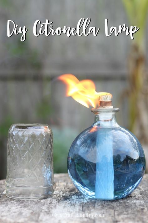 Laundry Diy, Citronella Torches, Diy Citronella, Mosquito Repelling, Patio Plans, Cleaning Diy, Citronella Oil, Wine Bottle Diy Crafts, Citronella Candles