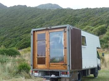 Box Truck Tiny House, Truck Camper Conversion, Truck Tiny House, Box Truck Camper, Horse Lorry, Best Truck Camper, Camper Steps, Truck House, Cargo Trailer Conversion