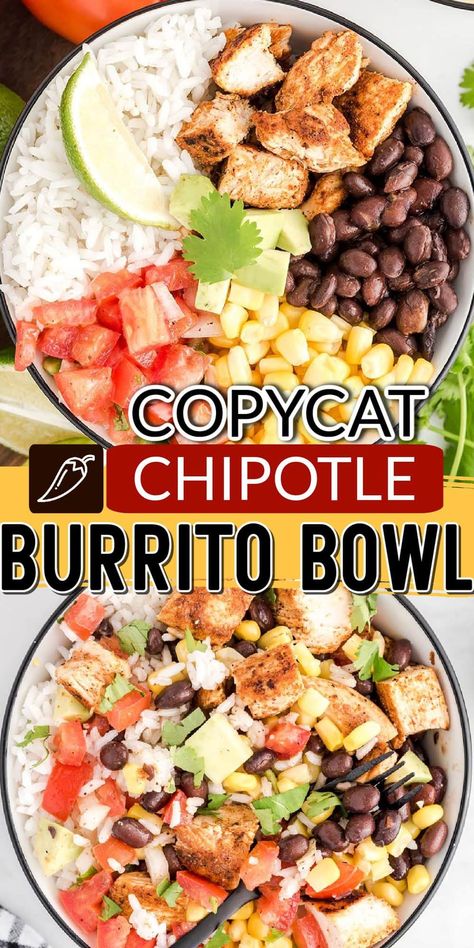 Cheap Burrito Bowl, Homemade Chicken Chipotle Bowl, Cold Burrito Bowl, Macro Friendly Burrito Bowl, Chicken Quesadilla Bowl, Protein Bowls Lunch Low Carb, No Cook Burrito Bowl, Burrito Bowl Bar Parties, California Burrito Bowl