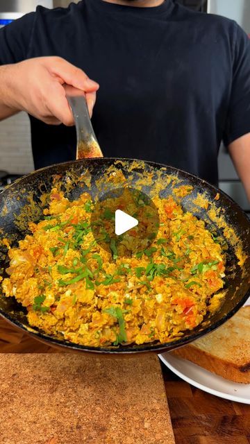 Vimarsh Patel on Instagram: "Egg Bhurji aka Masala Scrambled Eggs  Full Recipe: https://www.amateurprochef.com/recipes Also in bio . . . . . . . #egg #bhurji #masala #scrambled #eggs" Eggs Bhurji, Masala Scrambled Eggs, How To Make Egg Bhurji, Egg Bhurji Indian Style, Egg Bhurji Recipes, Egg Burji Indian Style, Anda Bhurji Recipe, Egg Burji, Egg Recipes Indian