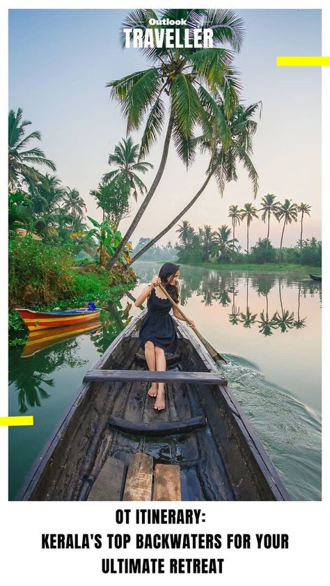 #OutlookTraveller #KeralaTourism #SouthIndia #Travel #TravelGuide #PlacesToVisit God's Own Country, Kerala Backwaters, Kerala Travel, Travel Pictures Poses, Happy Weekend, Ride On, Picture Poses, Early Morning, Travel Pictures