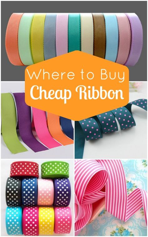 Where to Buy Cheap Ribbon Cheap Craft Supplies, Cheap Ribbon, Diy Bows, Cheap Crafts, Product Ideas, Ribbon Crafts, Bow Set, Diy Hair Bows, Diy Hair Accessories