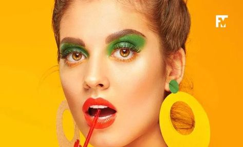 Top 10 80s fashion - Clothes, hairstyles and accessories FMW Easy 80s Makeup, 80s Makeup Trends, 80s Makeup Looks, Golden Eyeshadow, 80s Makeup, Coral Lipstick, Metallic Lipstick, 80's Fashion, Makeup Icons