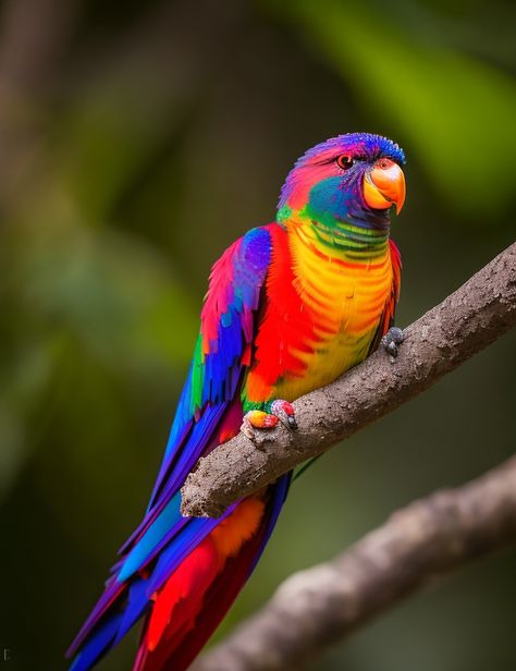 Lorikeet Bird, Blue Eye Ring, Bird Videos, Paradise Pictures, Rainbow Lorikeet, Higher Art, Kitten Images, Bird Gif, Colorful Parrots