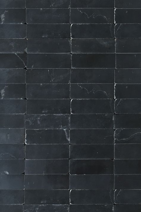 Light Kitchen Floor, Black Stone Tile, Brick Style Tiles, Black Slate Floor, Black Mosaic Tile, Brick Mosaic, Cute Cottages, Stone Tile Flooring, Black Floor Tiles