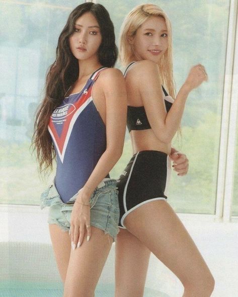 #hwasa #solar #mamamoo #kpop Swimsuit Photoshoot, Nothing To Say, Solar Mamamoo, Hyun A, Don Juan, Music Fashion, Diy Creative, Girl Crush, Kpop Groups