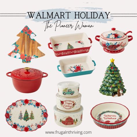 Pioneer Woman Christmas Dishes, The Pioneer Woman Kitchen Decor Ideas, Pioneer Woman Christmas Decorations, Pioneer Woman Bakeware, Pioneer Woman Dinnerware, Pioneer Woman Walmart, Pioneer Woman Christmas, Pioneer Woman Decor, Pioneer Woman Dishes