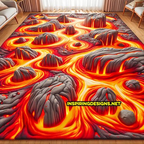 These Giant Lava Rugs Let Your Kids Realistically Play “The Floor Is Lava”! Floor Is Lava Classroom Transformation, The Floor Is Lava Game, Floor Is Lava Game, Floor Is Lava, Lava Artwork, Recess Games, The Floor Is Lava, Imaginative Play, Awe Inspiring