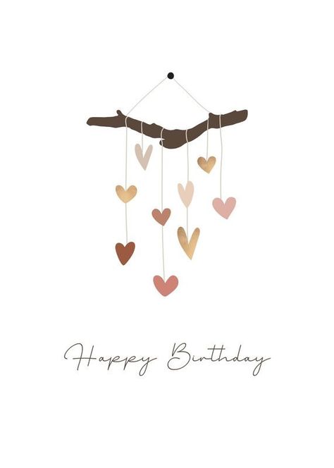 Cute Boho Modern Love Heart Baby Birthday Card. Vector hand drawn illustrations. Change colors or use it as clipart for your marketing or Instagram post. Free Canva Template. Find more at my website https://luciesindelkova.cz Boho Birthday Wishes, Happy Birthday Boho Wishes, Boho Birthday Cards, Boho Happy Birthday, Baby Birthday Card, Birthday Boho, Birthday Wishes For Friend, Birthday Illustration, Happy Birthday Template