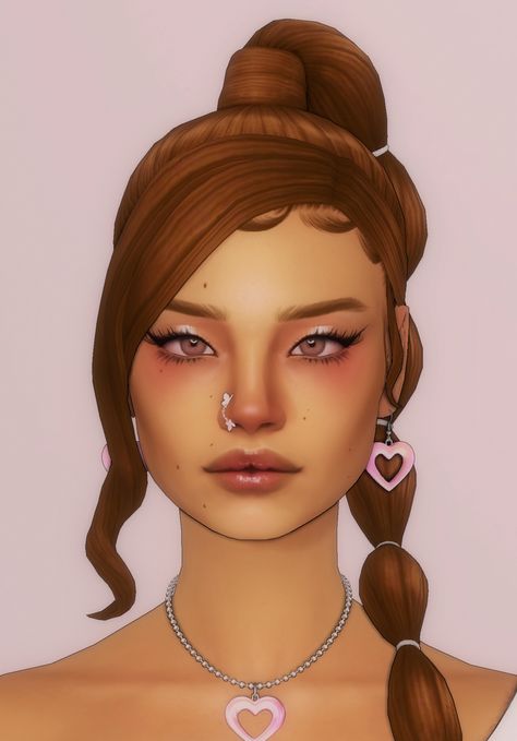 Sims 4 Lizzsimzz, Deerytrait Cc, Ts4 Cc Patreon Hair, Pretty Sims, Sims 4 Mac, Sims 4 Content, Female Sims, Sims 4 Cheats, Latina Hair