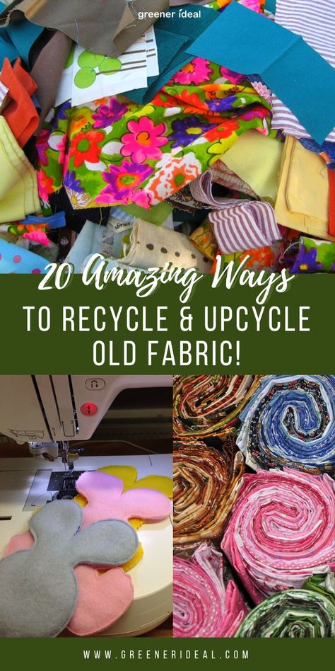 Old Fabric Ideas, Old Fabric Diy Reuse, What To Do With Scrap Fabric, Fabric Crafts Ideas, Recycle Fabric Scraps, Leftover Fabric Crafts, Fabric Butterflies, Recycle Fabric, Garland Fabric