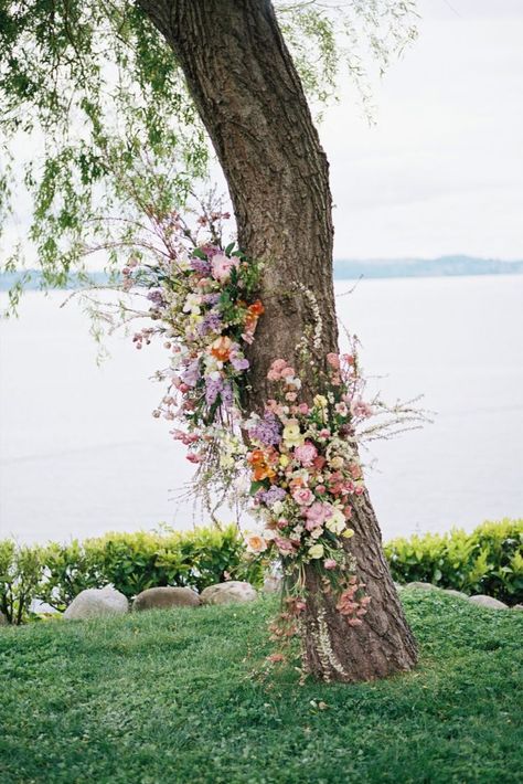 Spring wedding ceremony design. Seasonal floral tree installation by Goldenrod Floral Design in Seattle, WA.
photographer - malorie kerouac Tree Wedding Ceremony, Slow Flower, Floral Installation, Ceremony Design, Harbin, Garden Oasis, Outdoor Venues, Tree Wedding, Digital Weddings