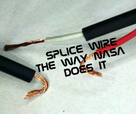 Rocket Science without the expensive college education!Often, in the world of electronic experimentation or repair, there's a need to splice a wire or a 2-wire cable. How many times have you seen a wire splice where the wires are sloppily twisted together and insulated with electrical tape, or worse, yet, masking tape?? A Plague Upon such slipshod methods! Don't even go there. Such practices will only result in heartache down the road.Do you want to make a strong, reliable, secure, ne... Home Wiring, Home Electrical Wiring, Rocket Scientist, College Education, Electrical Work, Diy Electrical, Electrical Projects, Rocket Science, Amateur Radio