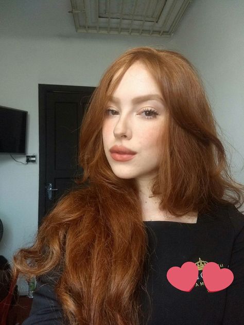 Ginger Hair Brown Eyes, برج الميزان, Haircut Idea, Korean Hair Color, Red Hair Inspo, Ginger Hair Color, Hair Color Auburn, Haircut Hairstyle, Copper Hair