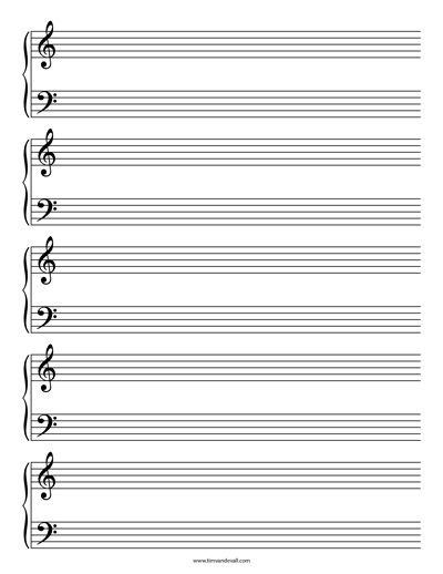 sheet music template Music Template, Music Printables, Free Printable Sheet Music, Blank Sheet Music, Piano Chords Chart, Notes Paper, Music Tabs, Not Musik, Piano Notes