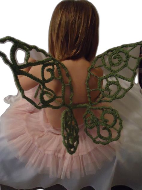 Crochet Fairy Wings, Wings Photography, Crochet Costumes, Fairy Festival, Crochet Fairy, Fairy Clothes, Crochet Butterfly, Crochet Fashion Patterns, Fairy Costume