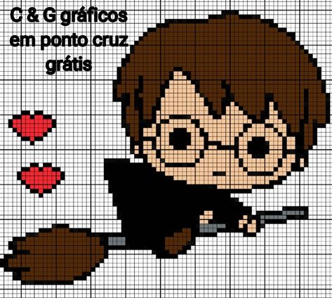 Tricot Harry Potter, Harry Potter Cross Stitch Pattern, Halloween Boo, Cross Stitch Pattern, Stitch Pattern, Pixel Art, Stitch Patterns, Cross Stitch Patterns, Chelsea