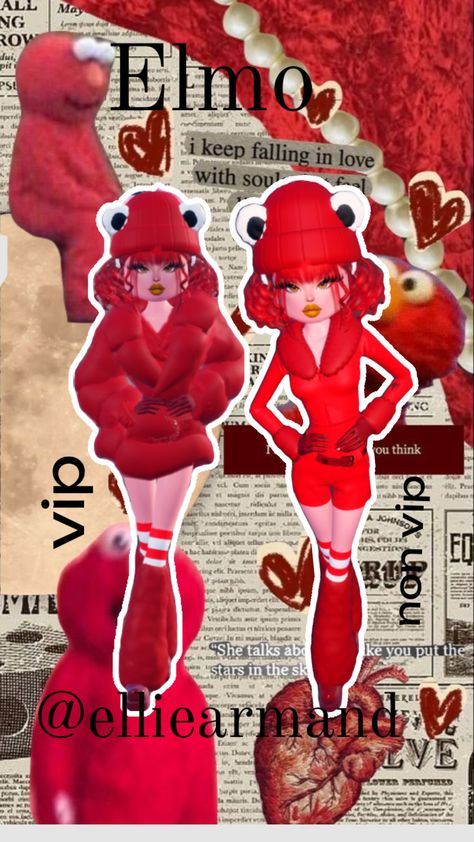 @elliearmand #elmo #requestedfit #dti #dresstoimpress #fitinspo #pintrest #roblox Pin Trest, Fitness Inspo, Falling In Love