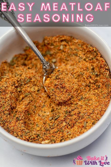 Homemade Meatloaf Seasoning, Meatloaf Seasoning Recipe, Meatloaf Spices, Healthy Seasonings, Meatloaf Seasoning, Ground Turkey Meatloaf, Perfect Meatloaf, Exciting Recipes, Meatloaf Dinner