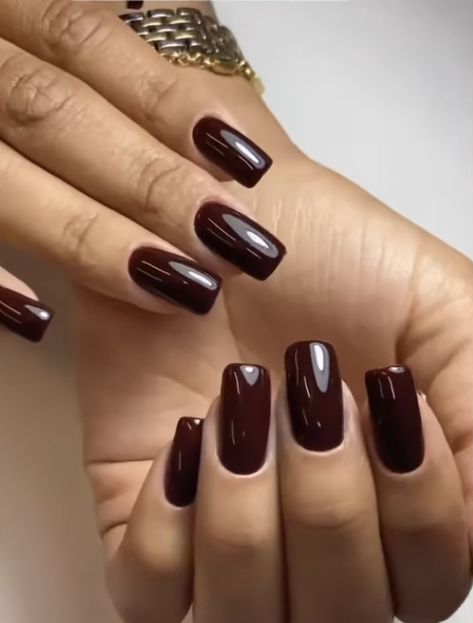 Maroon Brown Nails, Claret Nails, Brown Red Nails, Calm Nails, Brown Skin Nails, Red Brown Nails, Bordeaux Nails, Wine Nails, Maroon Nails