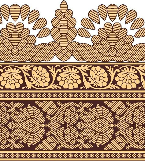 Digital Border, Flower Drawing Design, Pichwai Paintings, Paisley Art, Textile Prints Design, Baroque Design, Chinoiserie Wallpaper, Border Embroidery Designs, Jacquard Design