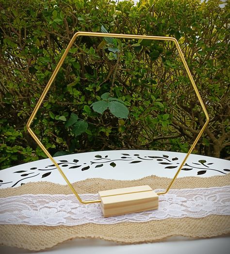 Hexagon Flower Ring Hexagon Centerpiece, Wooden Tea Light Holder, Hexagon Wedding, Wood Hexagon, Key Bottle Opener, Mini Chalkboards, Wedding Centrepieces, Dream Wedding Cake, Shape Circle