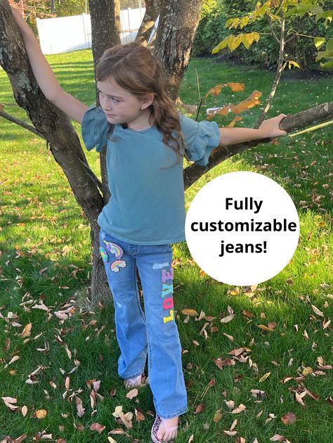 Jean Jacket With Patches, Jean Set, Jacket With Patches, Jean Jacket Patches, Girl Patches, Personalized Jacket, Patch Jacket, Patch Jeans, Chenille Patch