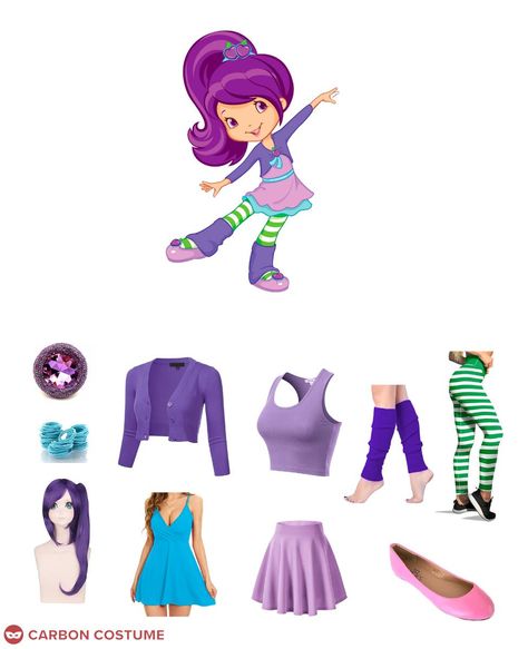 Group Clothes Outfit, Plum Strawberry Shortcake Costume, Plum Pudding Halloween Costume, Plum Pudding Strawberry Shortcake Costume, Plum Pudding Outfit, Plum Pudding Outfit Inspiration, Plum Strawberry Shortcake, Plum Pudding Strawberry Shortcake Outfit, Strawberry Shortcake Characters Outfit Inspiration