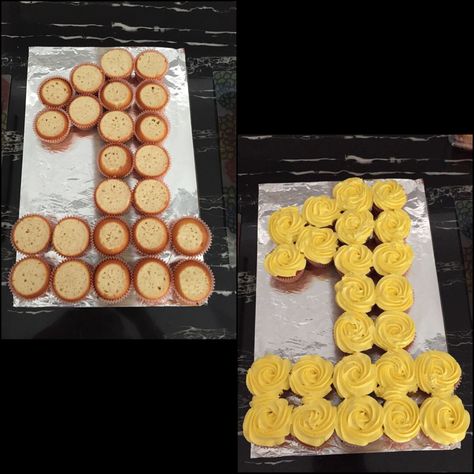 before and after: numeric pull-apart cake cupcake Pull Apart Cake, Pull Apart, Cupcake Cakes, Cupcake, Cake