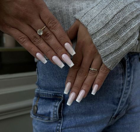 Girl Nails, Summery Nails, French Nail, Nail Ring, French Tips, Pink Acrylic Nails, Beautiful Nail Designs, Girls Nails, Nails Inspo