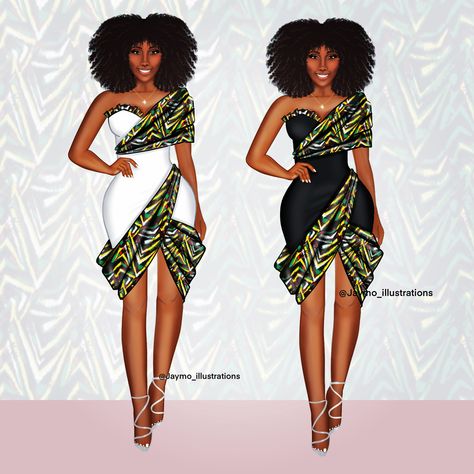 Africa Fashion Traditional Woman Dresses, Africa Dresses Styles, Clothes Design Inspiration, African Print Short Dresses, Africa Fashion Traditional, Ankara Design, Casual Outfit Summer, Summer Outfits Casual, African Traditional Wear