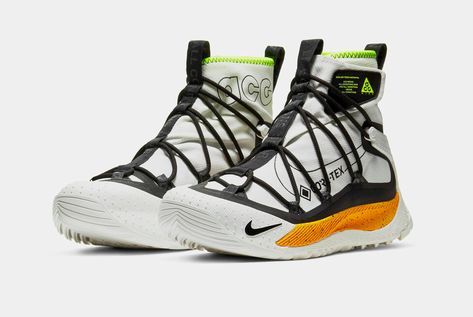 Nike's New Winter Boots Are Unlike Any You've Ever Seen • Gear Patrol Nike App, Nike Acg, Nike Air Max 97, Sneakers Men Fashion, New Nike, Hiking Shoes, Gore Tex, Nike Sportswear, Winter Boots