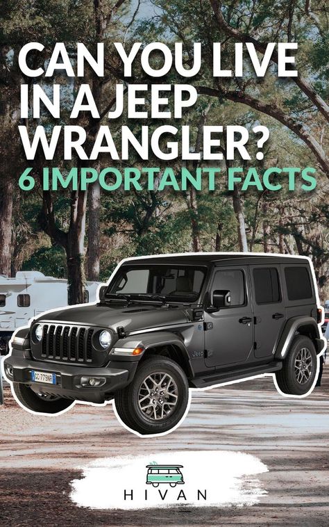 If you’re considering living in a Jeep Wrangler, there are several important factors to take into account. Living In A Jeep Wrangler, Important Facts, Jeep Life, Water Tank, Jeep Wrangler, Jeep, Suv Car, Water