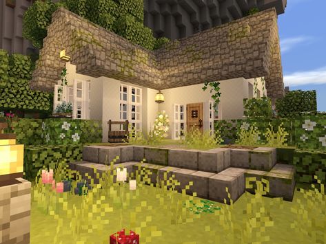 Pretty Minecraft Houses, Minecraft Garden, House In Minecraft, Rumah Minecraft Sederhana, Collage Des Photos, Minecraft Structures, Bangunan Minecraft, Minecraft House Plans, Minecraft Farm