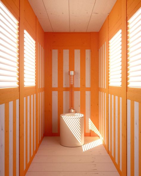 Le temps d’une pause, Trone vous transporte à Rimini, dans une cabine de plage typique de la côte Adriatique. ⁠ ⁠ #toilet #design #orange #toilettes #ceramique #adriatic #experience #savoirfaire #wc... | SnapWidget Toilette Design, Youtube Content, Restaurant Paris, Instagram Widget, Toilet Design, Rimini, Room Divider, Villa, Restaurant