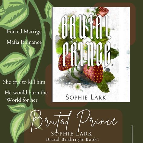 Brutal Prince Spicy Chapters, Brutal Prince Book, Brutal Prince Aesthetic, Brutal Birthright Series, Brutal Prince, Book Tbr, Notion Board, Library Rooms, Books 2023