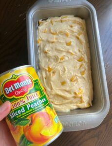 Cream Cheese Loaf, Peaches Cream Cheese, Cheese Loaf, Peach Bread, Peaches And Cream, Loaf Recipes, Canned Peaches, Grandmas Recipes, Food Website