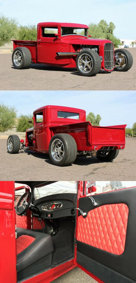 awesome build 1934 Ford Pickup vintage 1934 Ford Pickup, Hot Rod Autos, Hot Rod Truck, Custom Truck Parts, Rat Rod Pickup, Rat Rod Cars, Rat Rod Trucks, Hot Rod Pickup, Ford Hot Rod