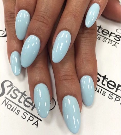 Pinterest Fam0usC Light Blue Almond, Wave Nails, Hello Nails, Summery Nails, Cute Acrylic Nail Designs, Pretty Nail Art Designs, Almond Acrylic Nails, Colorful Nail Designs, Pretty Nail Art