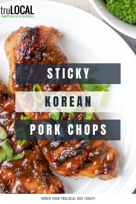 Mongolian Pork Chops, Sticky Pork Chops Recipe, Pork Chop Recipes Korean, Korean Style Pork Chops, Sweet Chili Sauce Pork Chops, Korean Pork Chop Recipes, Sticky Pork Chops, Pork Rib Chops Recipe, Sweet Pork Chop Recipes