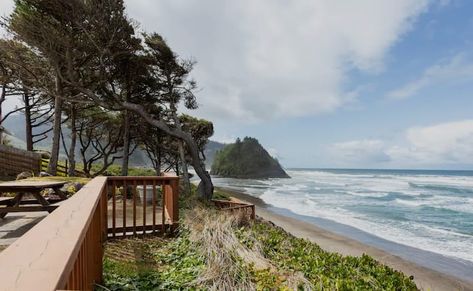 Neskowin Oregon, Oregon Beach House, Oceanfront Beach House, Beachfront Home, Homes For Rent, Private Beach, Coastal Homes, Best Location, Breathtaking Views