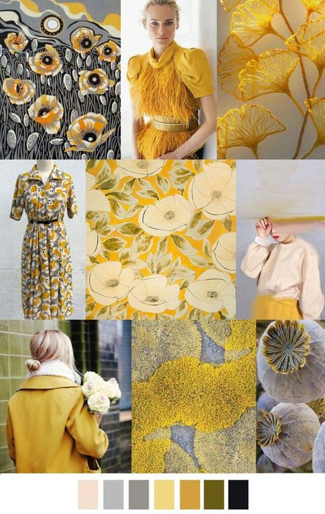 Pattern Curator, Color Trends 2017, Colour Fashion, Poppy Color, Desain Editorial, Stylist Fashion, Lemon Poppy, Textil Design, 2017 Fashion Trends